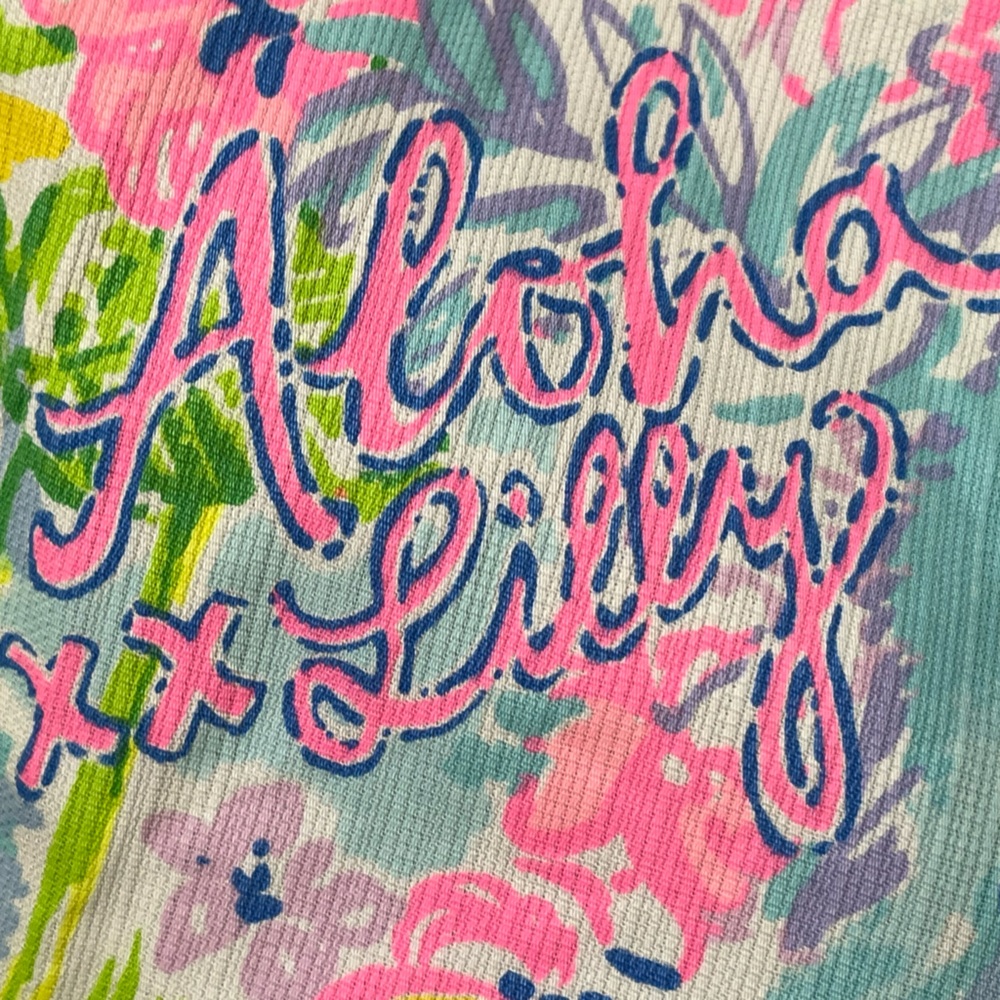 Lilly Loves Hawaii buttercup shorts size 12 - Picture 3 of 4
